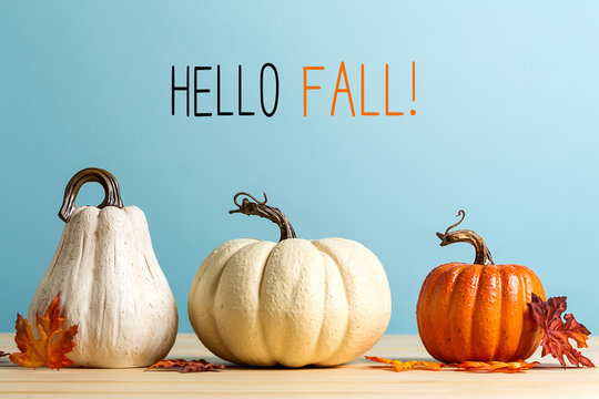 hello fall pumpkins