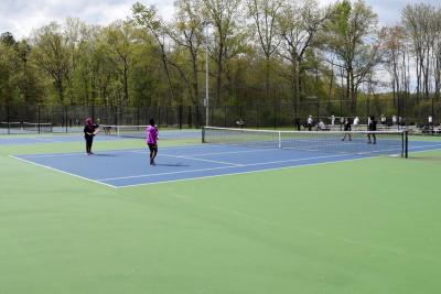 Tennis Courts Players