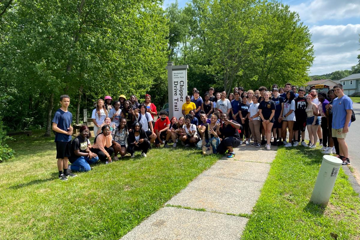 2022- East Hartford High School Chipper Trail Clean Up 2022- East Hartford High School Chipper Trail Clean Up