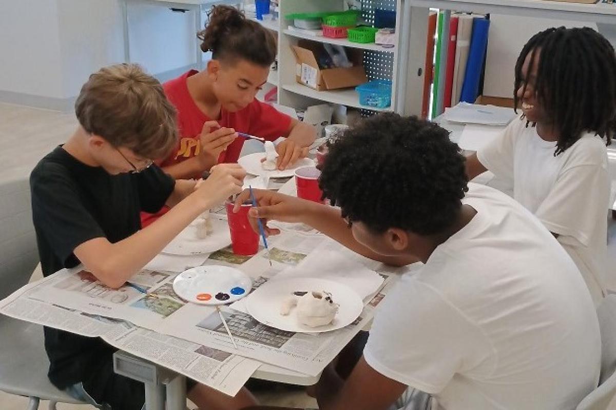 painting clay creations