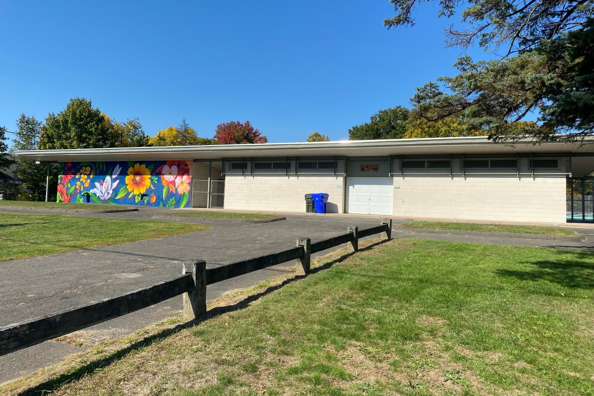 Mural at Pool House