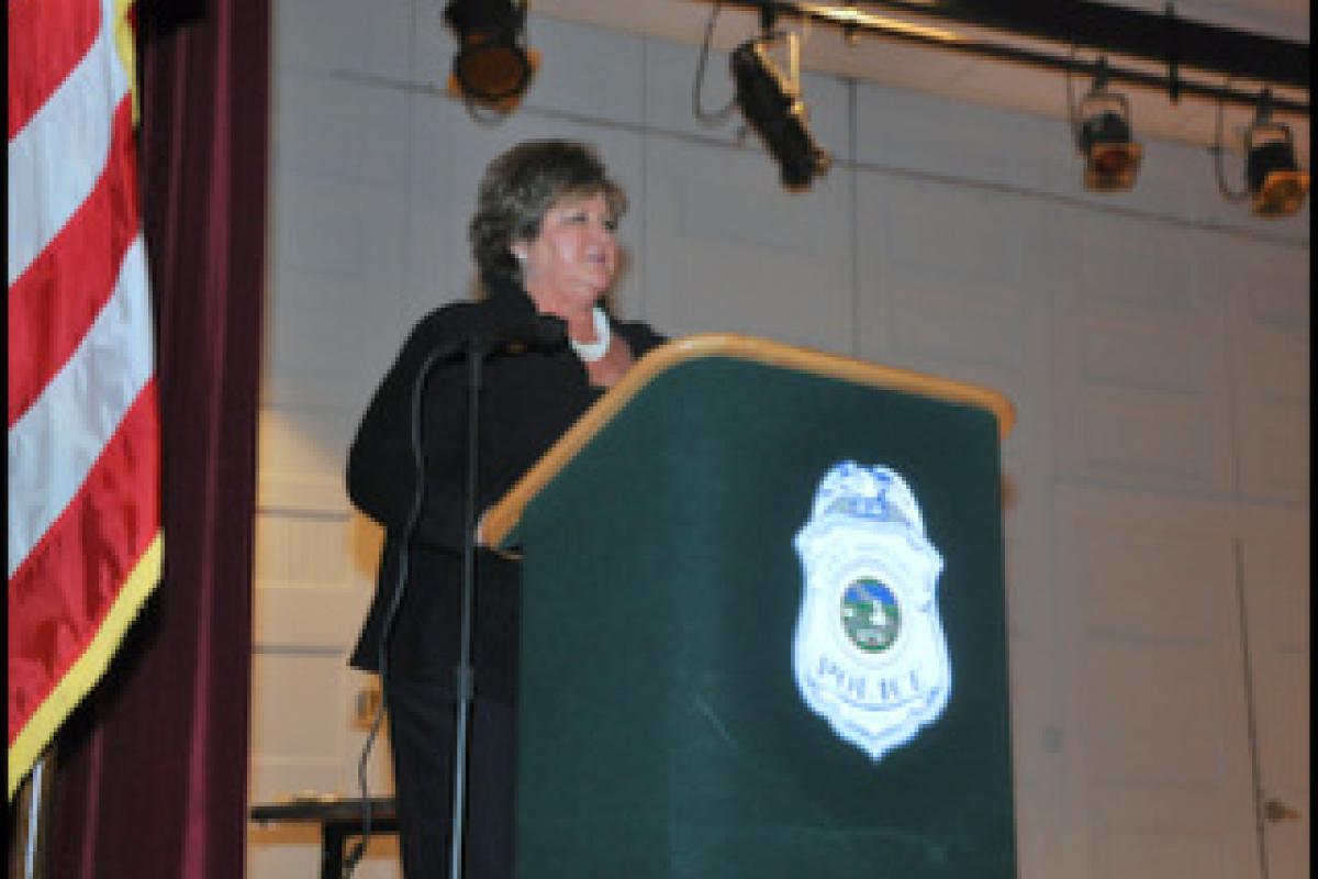 Mayor Leclerc at EHPD Promotional Ceremony October 9th, 2014