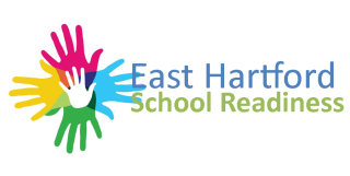 multi colored hands East Hartford School Readiness logo