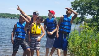 Summer Boys Council canoeing trip