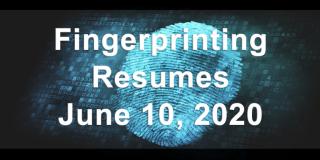 fingerprinting resumes in east hartford
