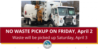 Trash Collection will take place April 3rd.