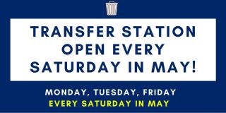 transfer station open every saturday