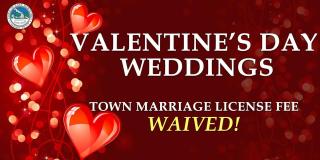 Town of East Hartford Waives Town Fee for Valentine’s Day Marriage Licenses 
