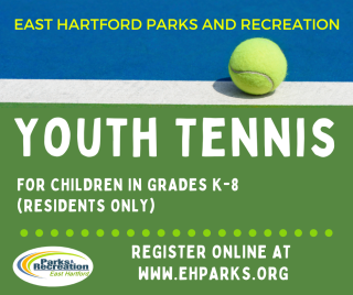  Sign up for Summer Youth Tennis with East Hartford Parks and Recreation