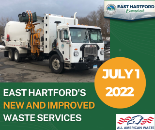 The Town of East Hartford Announces New Waste Services Vendor and Process