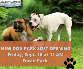 The Town of East Hartford Invites You to a Soft Opening of the new Dog Park