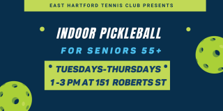 East Hartford Offers Indoor Pickleball in Partnership with East Hartford Tennis Club