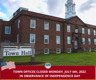 Town Offices Closed July 4th in Observance of Independence Day