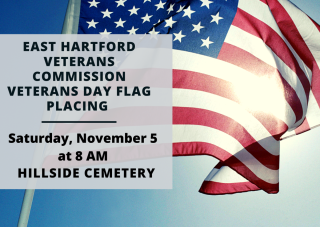 Veterans Commission Invites All to a Flag Placing on November 5, 2022 at 8 AM