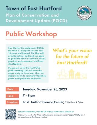 East Hartford Plan of Conservation and Development Public Workshop