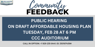 Draft Affordable Housing Plan Presentation and Public Comment Session