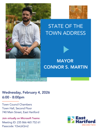 You are Invited to Mayor Connor Martin's Annual State of the Town Address