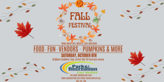 East Hartford Parks and Recreation Invites you to the Annual Fall Festival