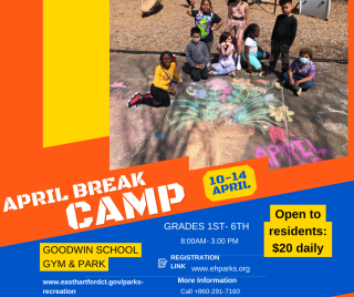 East Hartford Parks and Recreation Offering April Break Camp