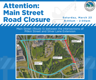 Main Street Temporary Road Closure on March 23 for Stop Log Exercise