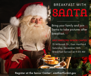 East Hartford French Toast Breakfast & Pictures with Santa 