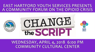 East Hartford Youth Services Presents a Community Forum on the Opioid Crisis