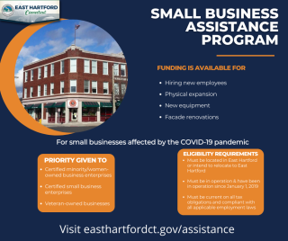 East Hartford Offers COVID Small Business Assistance Program
