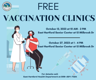 East Hartford Health Department to Offer Vaccination Clinics to the Public