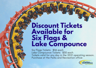 graphic for discount tickets - image of a roller coaster