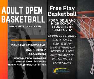 Free-Play Basketball and Adult Open Gym