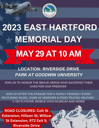 East Hartford Invites you to Honor Memorial Day & Celebrate Freedom