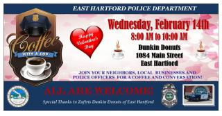 Coffee with a Cop, Wednesday, February 14, 2018