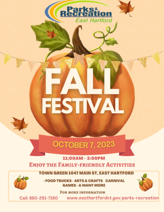 East Hartford Parks and Recreation Invites you to the Annual Fall Festival