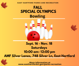 East Hartford Parks and Recreation Now Offering Special Olympics Fall Bowling