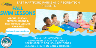 East Hartford Parks and Recreation Offering Fall Swim Lessons 