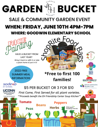 Garden Bucket Sale and Community Garden Event on 6/10