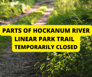 Two Sections of Hockanum River Linear Park Trail 