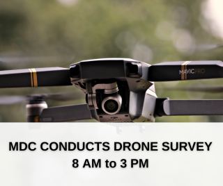 Field Survey Notice - Drone Survey Work Scheduled for Watermain Design Data Collection 
