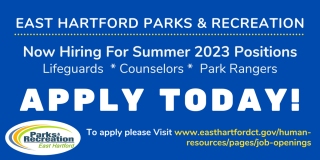 Parks and Recreation Department Accepting Applications for Seasonal Employment