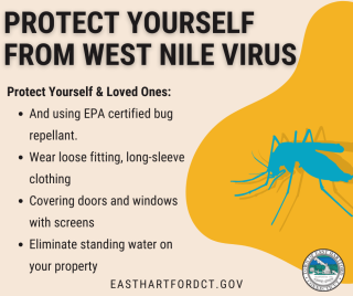 Confirmed Case of West Nile Virus in an East Hartford Resident
