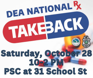 East Hartford Police & Health Departments Announce DEA’s Take Back Day