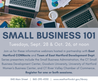 Small Business 101 flyer