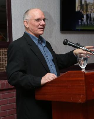 Photo of Bill Hosley giving a lecture