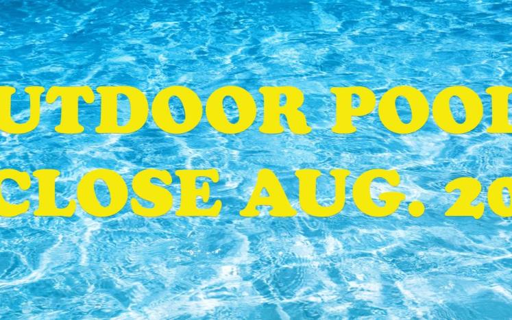 Outdoor Pools Closed