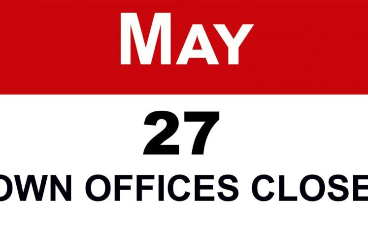 town offices closed
