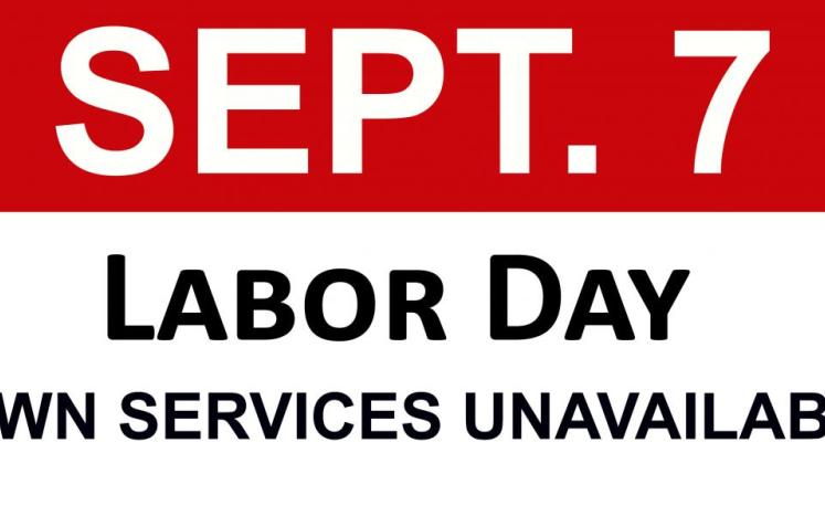 east hartford closed on labor day