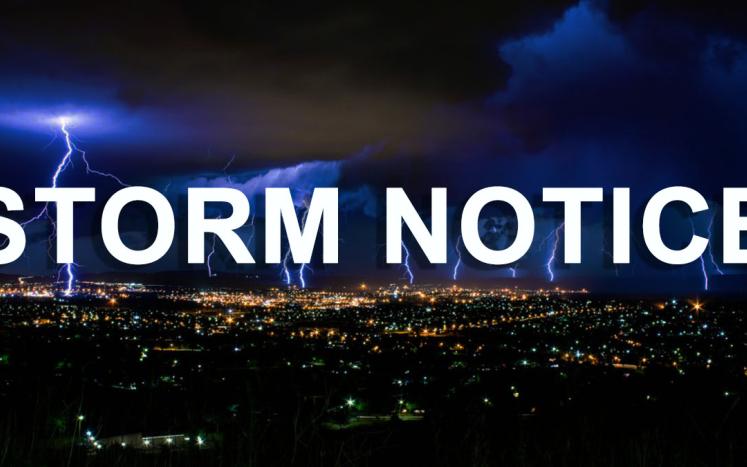 storm notice
