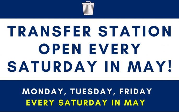 transfer station open every saturday