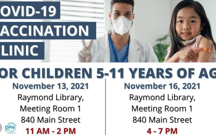 East Hartford COVID Vaccination Clinics for Children