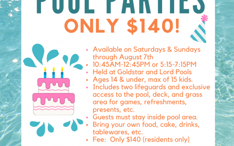 pool party graphic